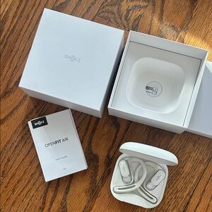 Shokz OpenFit Air On-Ear Headphones - White